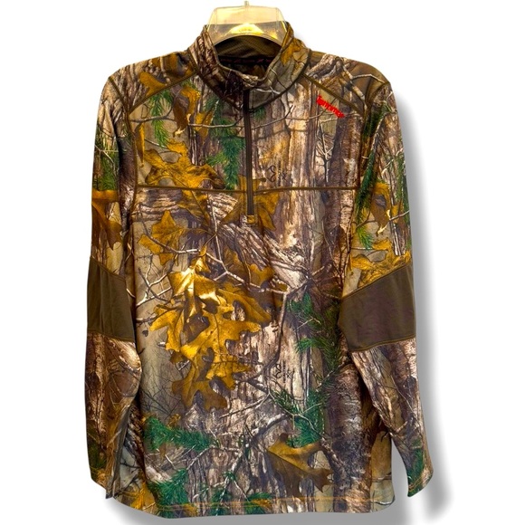 New Terramar Men's 3.0 Tracker Quarter Zip Realtree Size M Never Worn - Picture 1 of 7